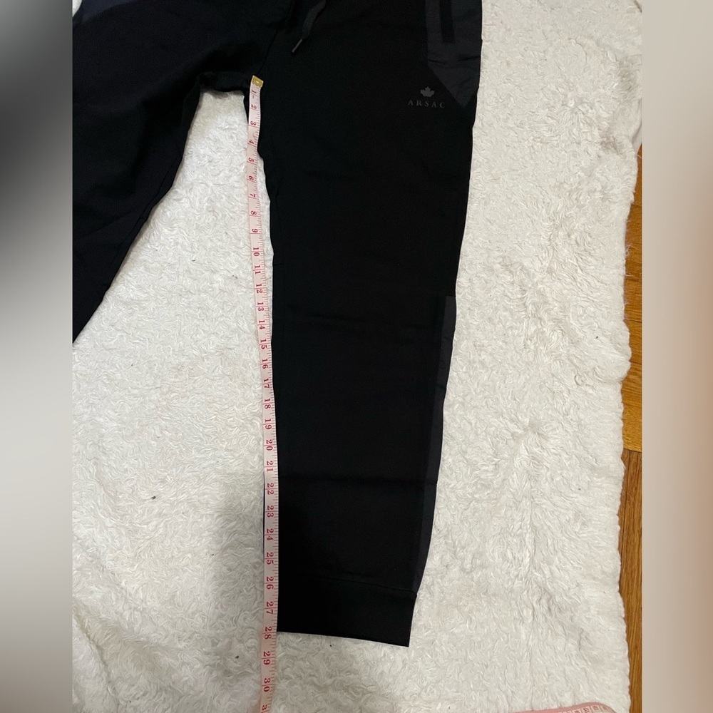 Arsac Men's Black and Gray Joggers - Picture 15 of 16